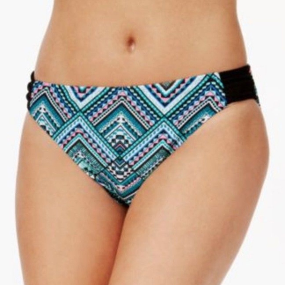 Go By Gossip Solar Geometric Print Bikini Bottom S